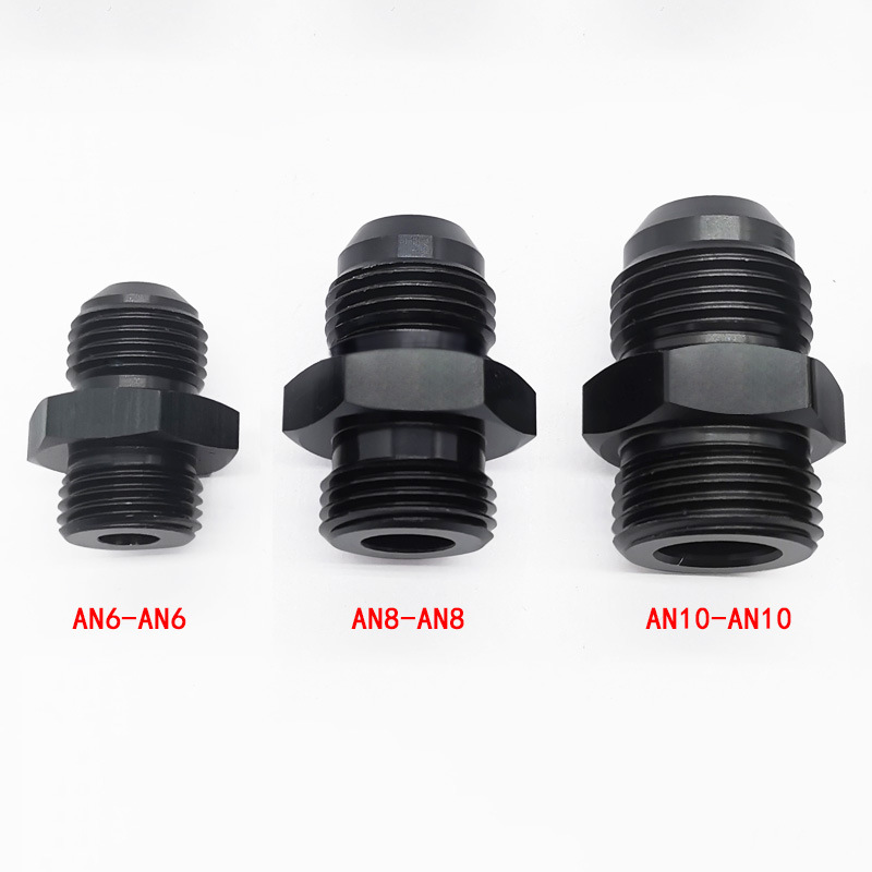 Adaptador de enfriador de aceite universal para automóvil modificado Conector de conversión de aleación de aluminio AN6/AN8/AN10/AN12 rosca