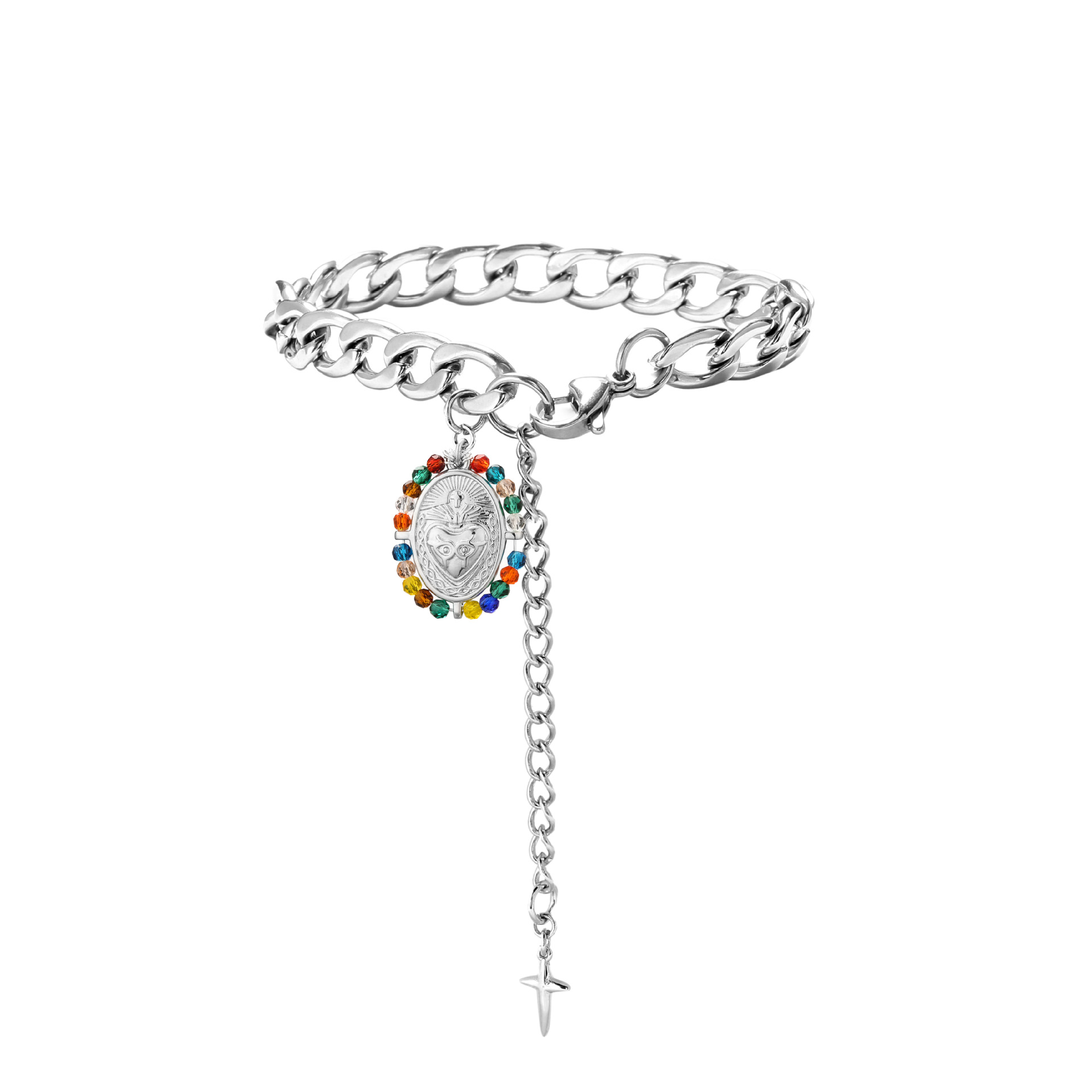 Jewelry Bracelet Handmade Beaded Pendant Bracelet Stained Glass Bracelet display picture 14