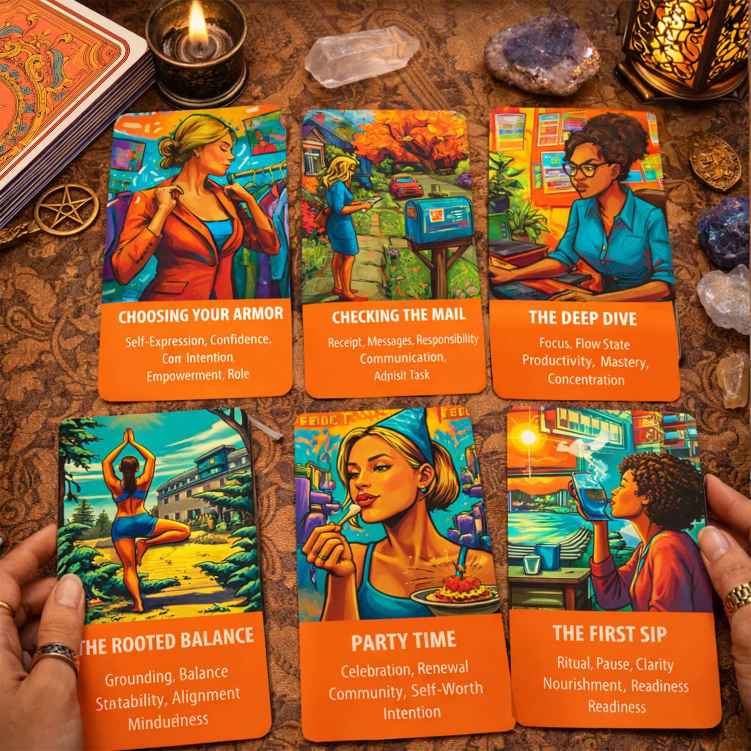 [新款英文版 Tarot 塔罗牌 oracle ，每日节奏神谕 现货供应 厂家]