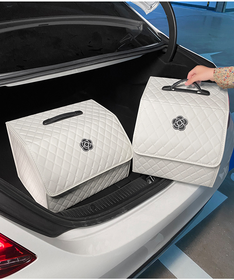 Car trunk storage box multi-functional Internet celebrity small car supplies practical Complete Collection car trunk storage box for women