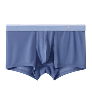 New Summer Men's Ice Silk Quick-Dry Trunks with Jinlan Fabric, Breathable, Middle Waist, No Elastic, 15 Days of Handicraft