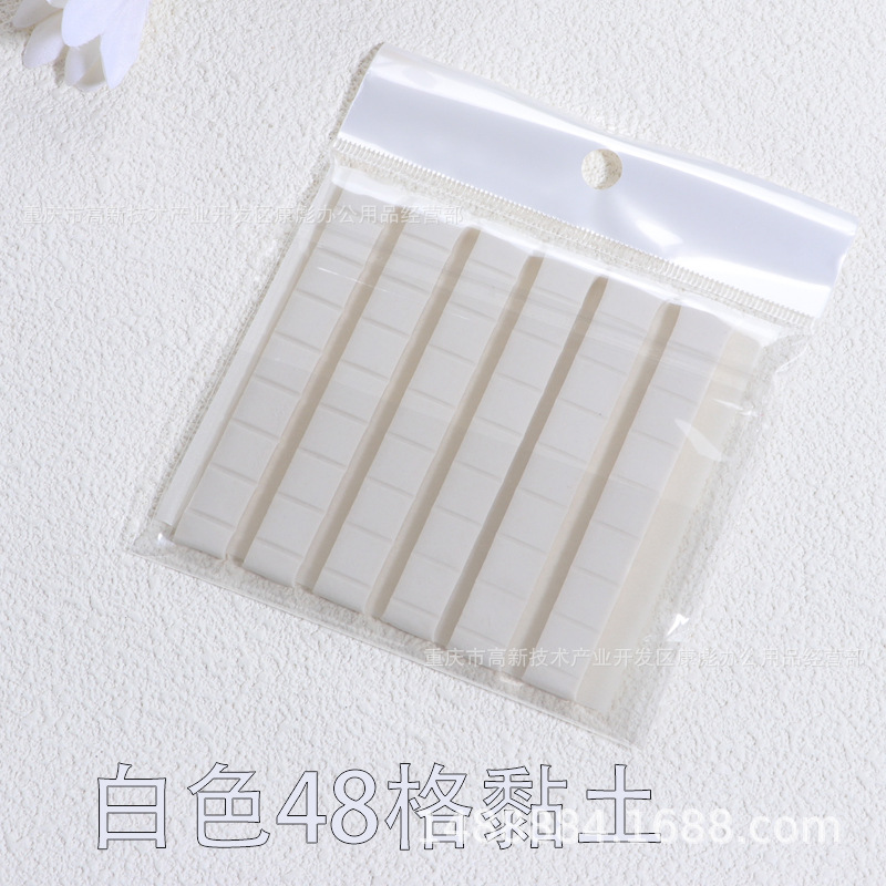 Arte de uñas multifuncional Arcilla plastilina multicolor práctica de arte de uñas Placa de tarjeta de color de arcilla fija pieza de uña fija