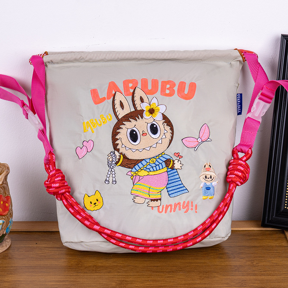 [ジッパーバケットバッグ]新しい調節可能なファッショナブルな刺繍ショッピングバッグ、多用途、軽量、ポータブルショルダークロスボディバッグ、トレンディ