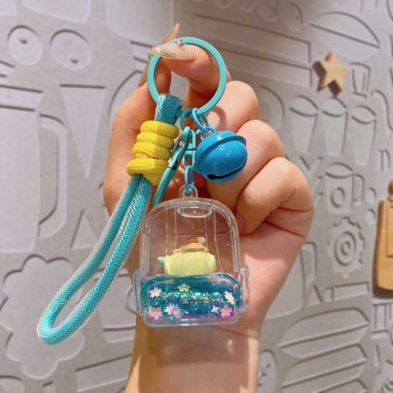 カピバラオイル流砂ボトルアクリルキーホルダーペンダント小さなギフト屋台小物キーホルダー卸売|undefined