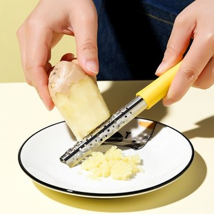 Japanese-style Household Ginger Grinding Stick Stainless Steel Small Ginger Grinder Mashed Garlic Ginger Grinding Artifact Ginger Grinding Tool