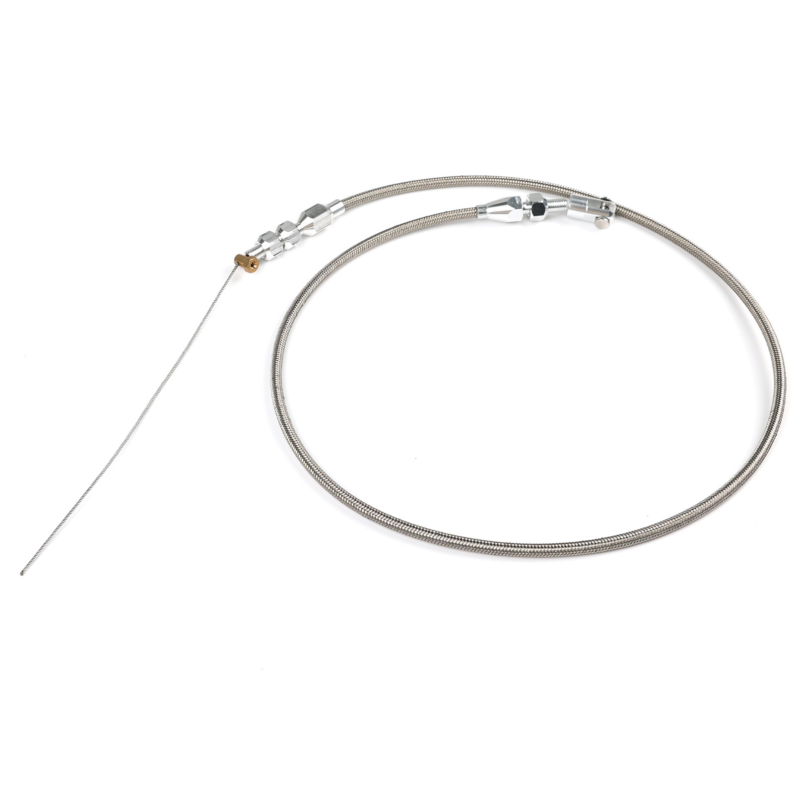 Cross-Border Bestseller 36inch Throttle Cable 24inch Braided Throttle Cable Kit Suitable for 97-07 Chevrolet