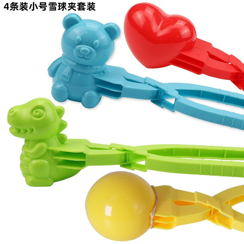 Трансграничный детский уличный зажим для боев со снежками зимний зажим для родителей и детей Маленький размер зажим игрушка-Снежок зажим для снежка костюм 4