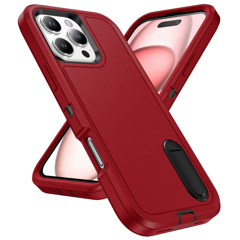 三防スタンド欧米iPhone16 Pro Max携帯ケース鎧転倒防止クリエイティブ保護カバーを適用|undefined