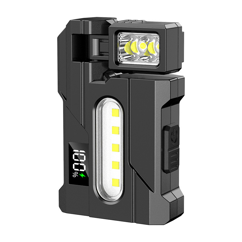 Nueva linterna LED de luz alta luz al aire libre reparación lámpara de trabajo lámpara portátil captura 360 rotación lámpara multifuncional COB