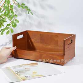 跨境木质CD存储盒支架CD盒碟架 搁板 木质DVD展示架整理架