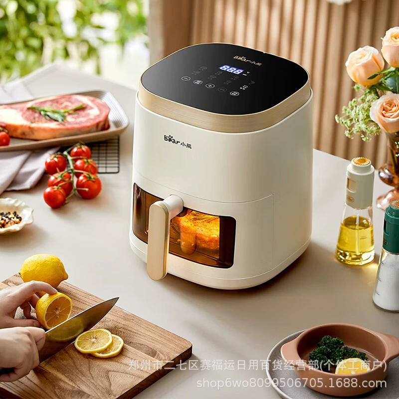 小熊 QZG-F15E3 Air Fryer Gray Multipurpose Oven Electric Fryer Integrated Large Capacity Gift Wholesale