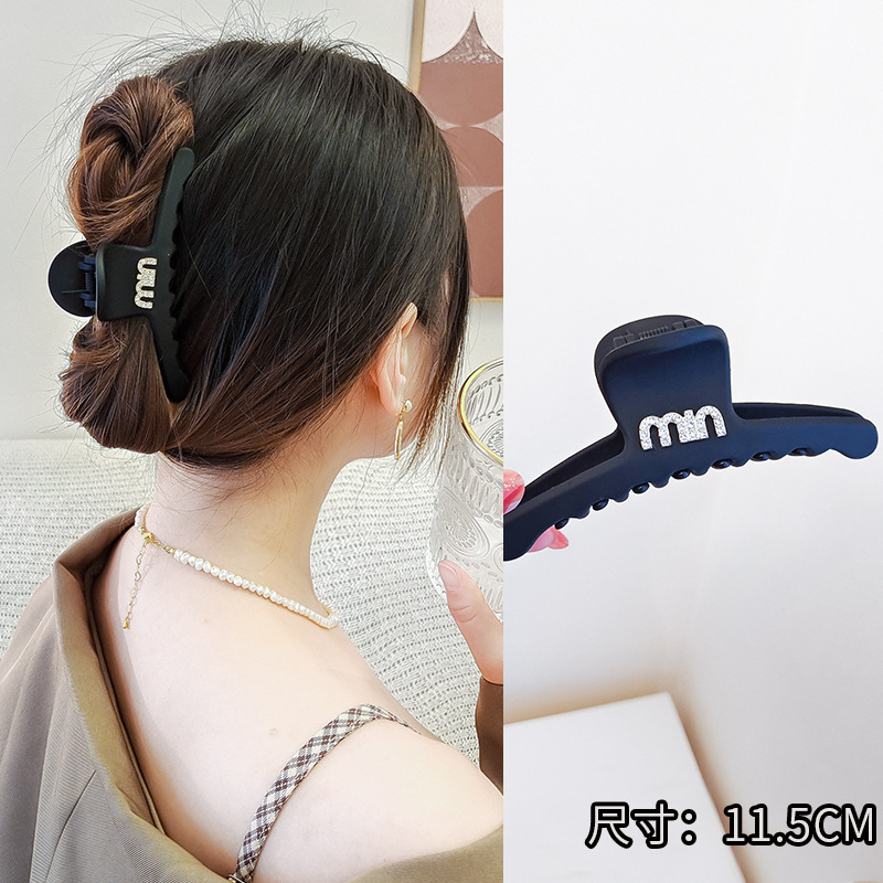 Corea del Sur elegante clip de pelo de las mujeres clip de helado tocado de alto grado horquilla de tiburón clip de pelo grande al por mayor