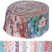 42片预裁粉色縫紉拼接布條diy布料套装Quilting Patchwork Strips