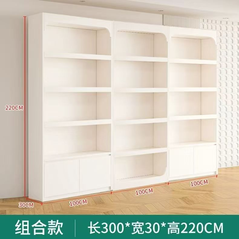 展示柜产品化妆品货架样品美容院置物架美甲多层玻璃门陈列柜子|undefined