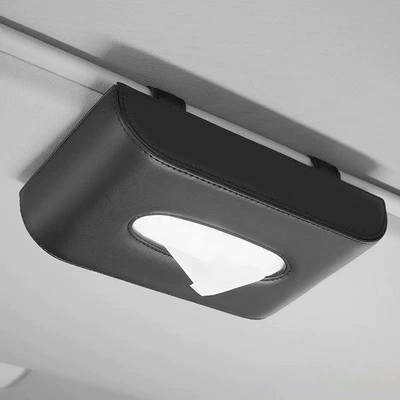 Car tissue box/set Hanging In-Car Tissue Box - hanging-black