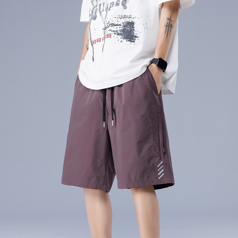 Summer Loose Five-Point Pants Men's Trendy Brand Men's Pants Casual Outdoor Beach Pants Multi-Pocket Cargo Shorts Men's Style