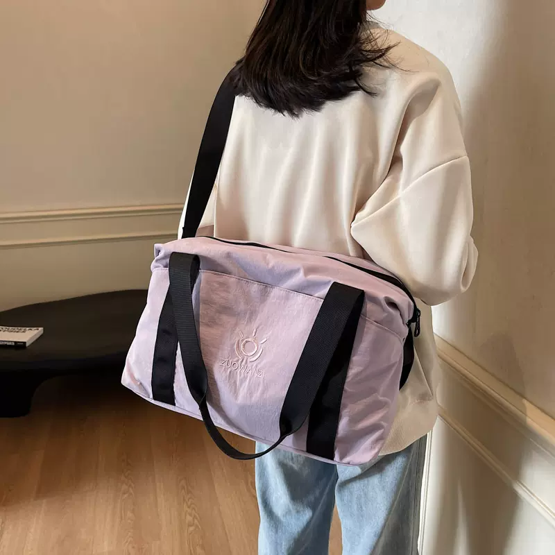 旅行包女轻便小型出差旅游行李袋时尚外出手提袋子斜挎运动健身包
