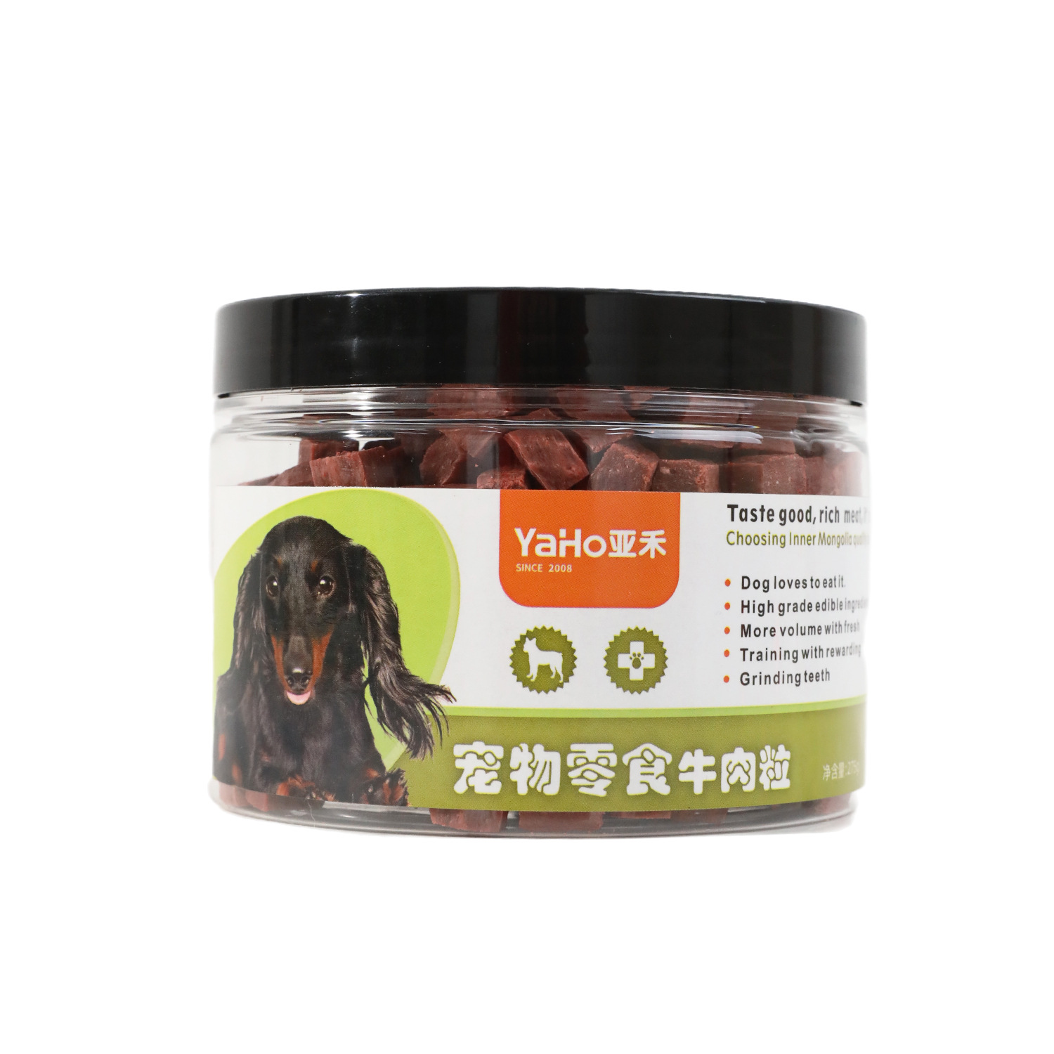 Yahe perros bocadillos granos de carne de res dientes molares dientes de oro peluche entrenamiento interactivo recompensas mascotas bocadillos al por mayor