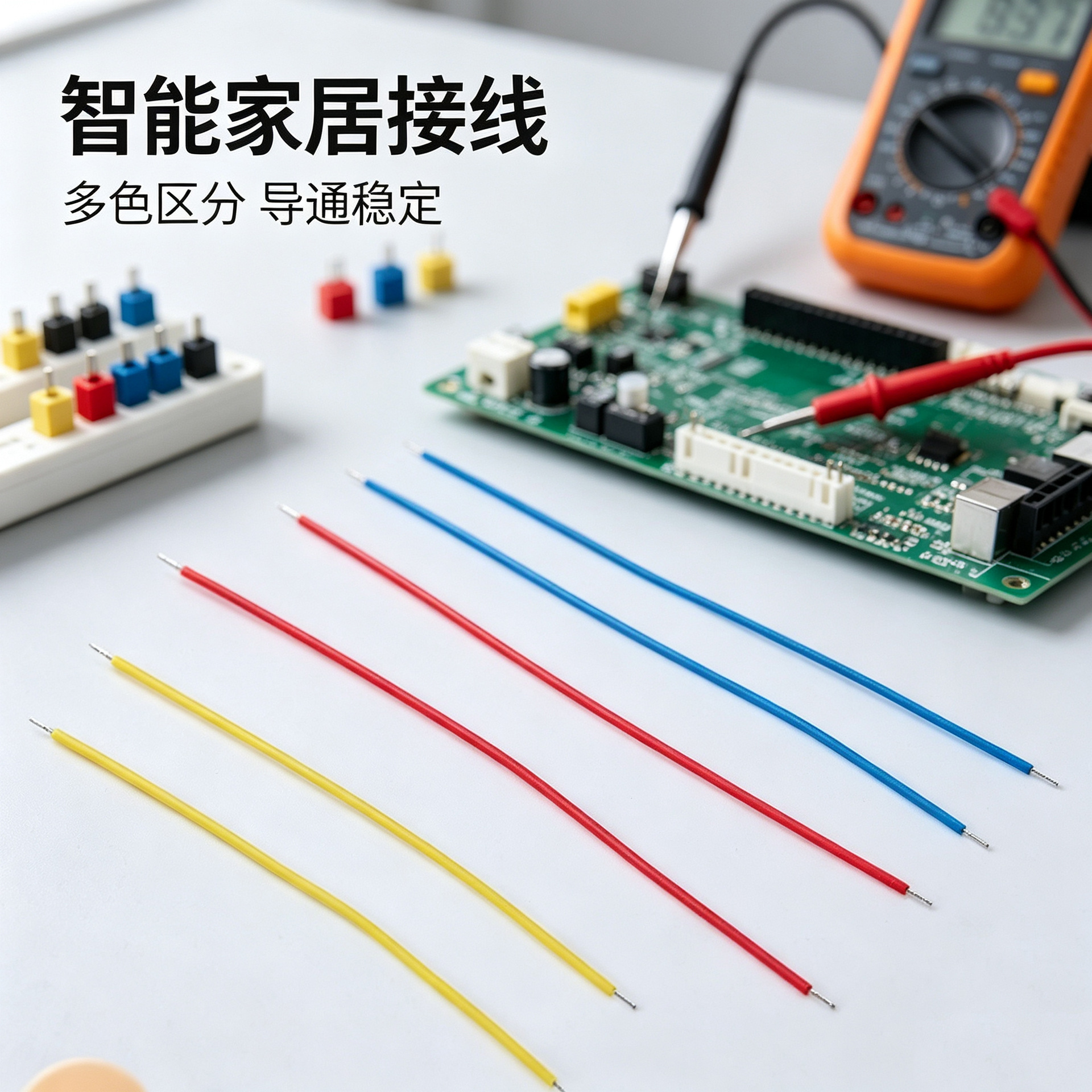 定制加工硅胶耐高温电子线航模玩具LED灯饰PVC7/8/9/芯电子线