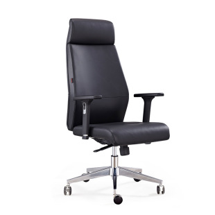 Chair, Long-Term Sitting, Not Tired, Genuine Leather Cowhide Boss Chair, Office Chair, Swivel Lift Chair, Back Chair, Office Chair