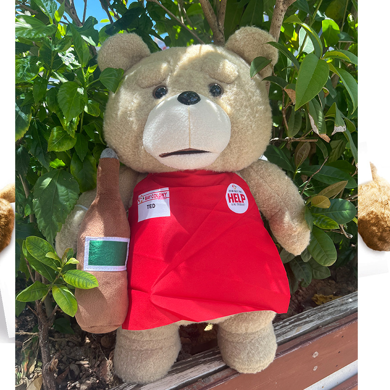 Ted Oso de peluche de juguete regalo de cumpleaños de la muñeca de peluche oso de peluche regalo de juguete chica le gusta muñeca