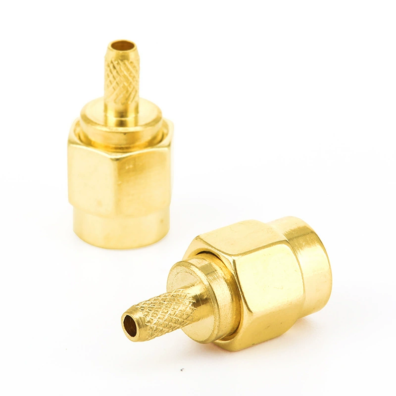 SMA-J-1.5射频同轴连接器SMA公头座 内螺内针天线馈线接头RG316线