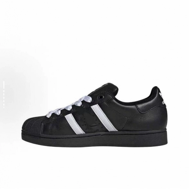 Кроссовки унисекс (Adidas) с пластиковым носком, дышащие, вуличный стиль, чёрно‑белые, 35–45