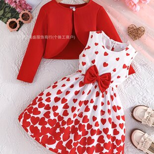 Girls Party Set: Shirt and Jumper Dress | elegance Simple ig
