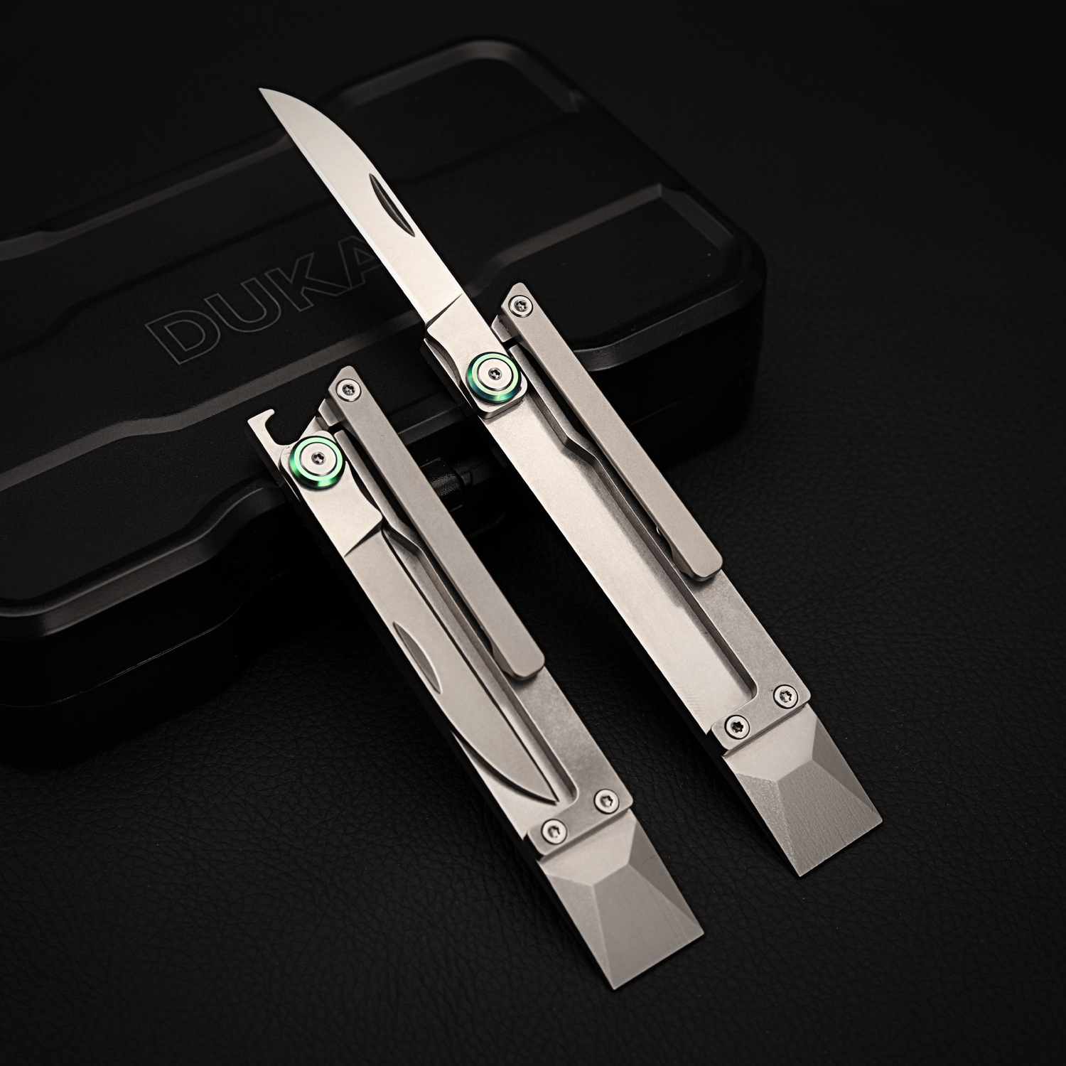 Vanax超氮钢撬棍撬棒多功能小刀粉末不锈钢高防锈EDC工具开瓶器