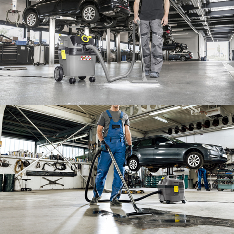 KARCHER ドイツ ケルヒャー 業務用 産業用 バケット式 乾湿両用 パワーダストブリッジ ハイパワー掃除機 NT30/1AP|undefined