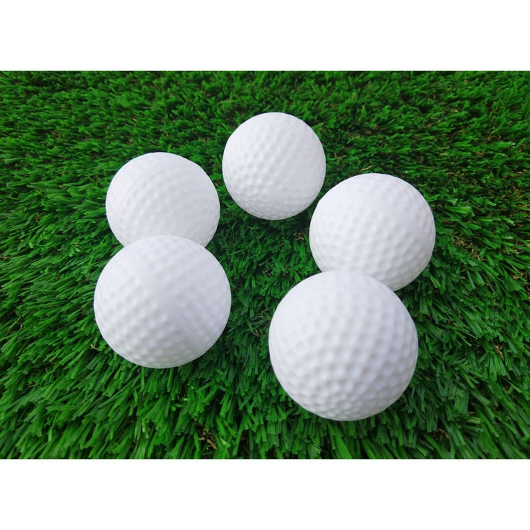 мяч для гольфа с полостью внутри, непористый мяч, мяч для тренировок в помещении, пластиковый мяч, белый детский игрушечный мяч, мяч с высоким отскоком