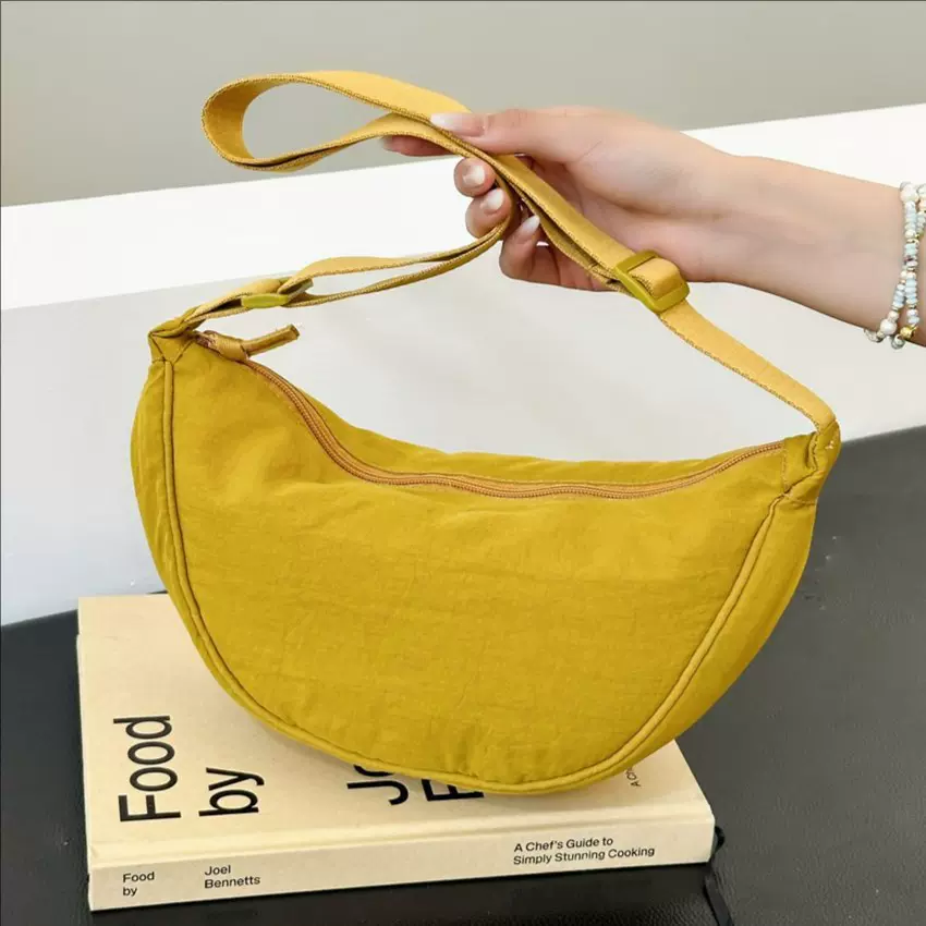 批发日系尼龙饺子包2025秋冬新款休闲单肩包通勤百搭包包斜挎包女