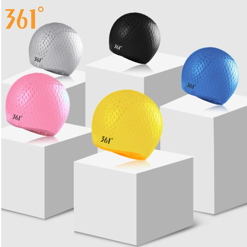 361 Big waterproof swimming cap, children's comfortable hat for swimming