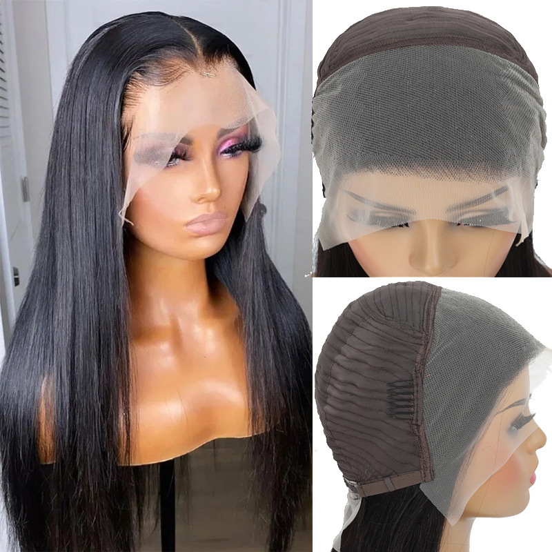 Cross-Border European and American Wigs 13X4 Lace Wig Front Lace Human Wig Human Hair Lace Wig
