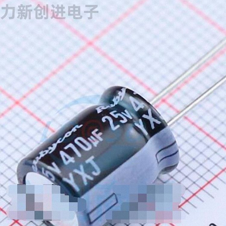 25YXJ470M10X12.5描述470uF 25V电解电容器