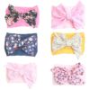 Children's nylon headband for princess, cloth with bow, hairgrip, hair accessory, European style