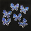 Acrylic beaded transparent aurora colorful laser accessories accessories loose beads bracelet DIY chip beading material