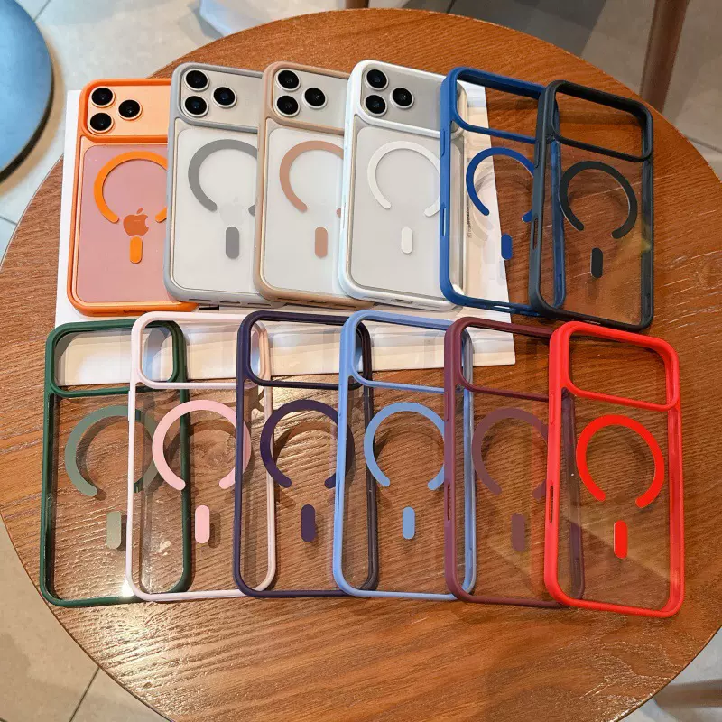 苹果15适用iPhone17Air大孔亚克力16plus磁吸17promax手机壳13套