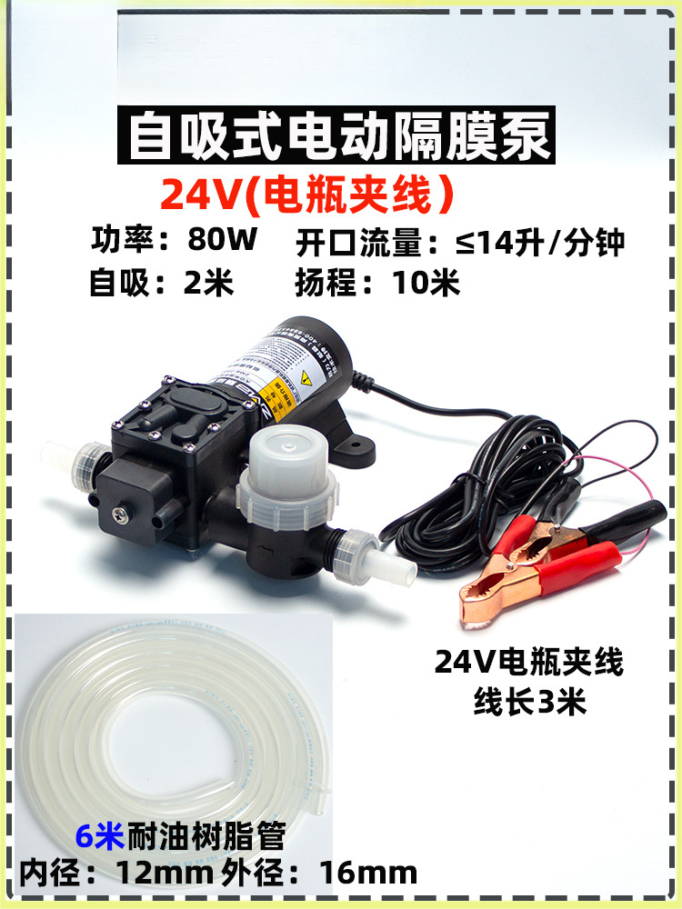 Tanque de combustible del automóvil bomba de bombeo eléctrica bomba de bombeo 12v24V220V bomba de bombeo gasolina diesel bomba de agua bomba de autoaspiración
