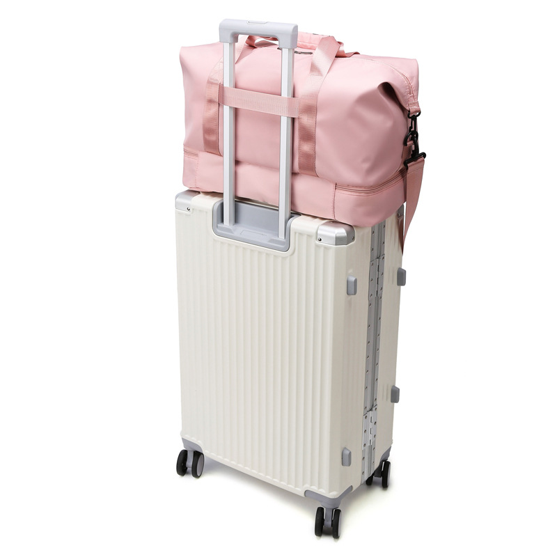 Nueva bolsa de fitness de yoga de separación seca y húmeda de gran capacidad, bolsa de equipaje de almacén de zapatos independiente de viaje multifuncional al por mayor