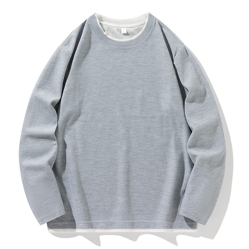 Sudadera hombre cuello redondo cómoda a la moda y versátil_voghion.com