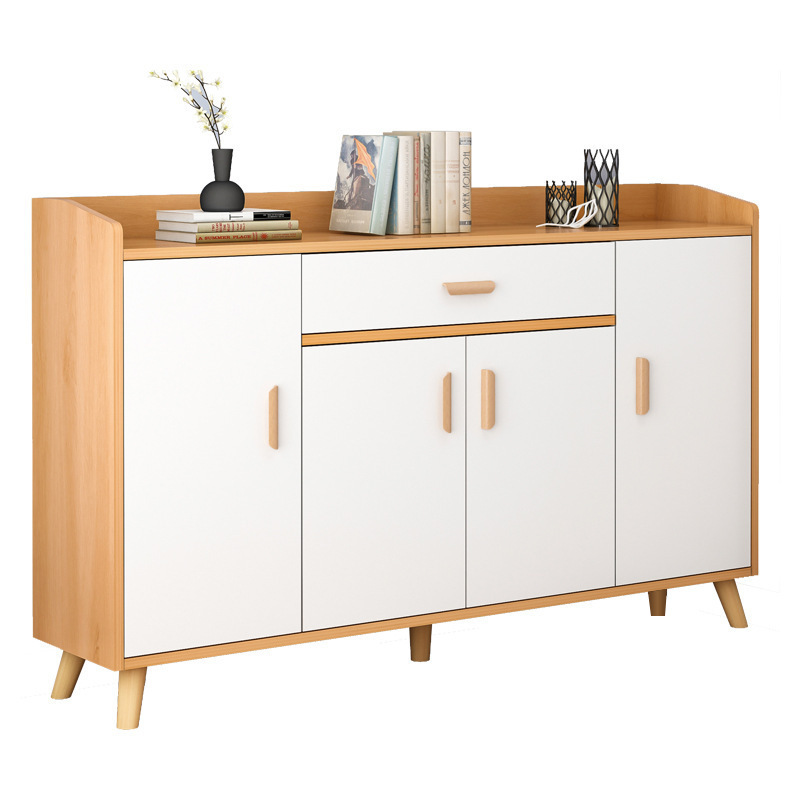 Mueble de zapatos con puerta gabinete de entrada integrado puerta del hogar caja de absorción simple armario multicapa Estilo nórdico ultrafino Zapatero