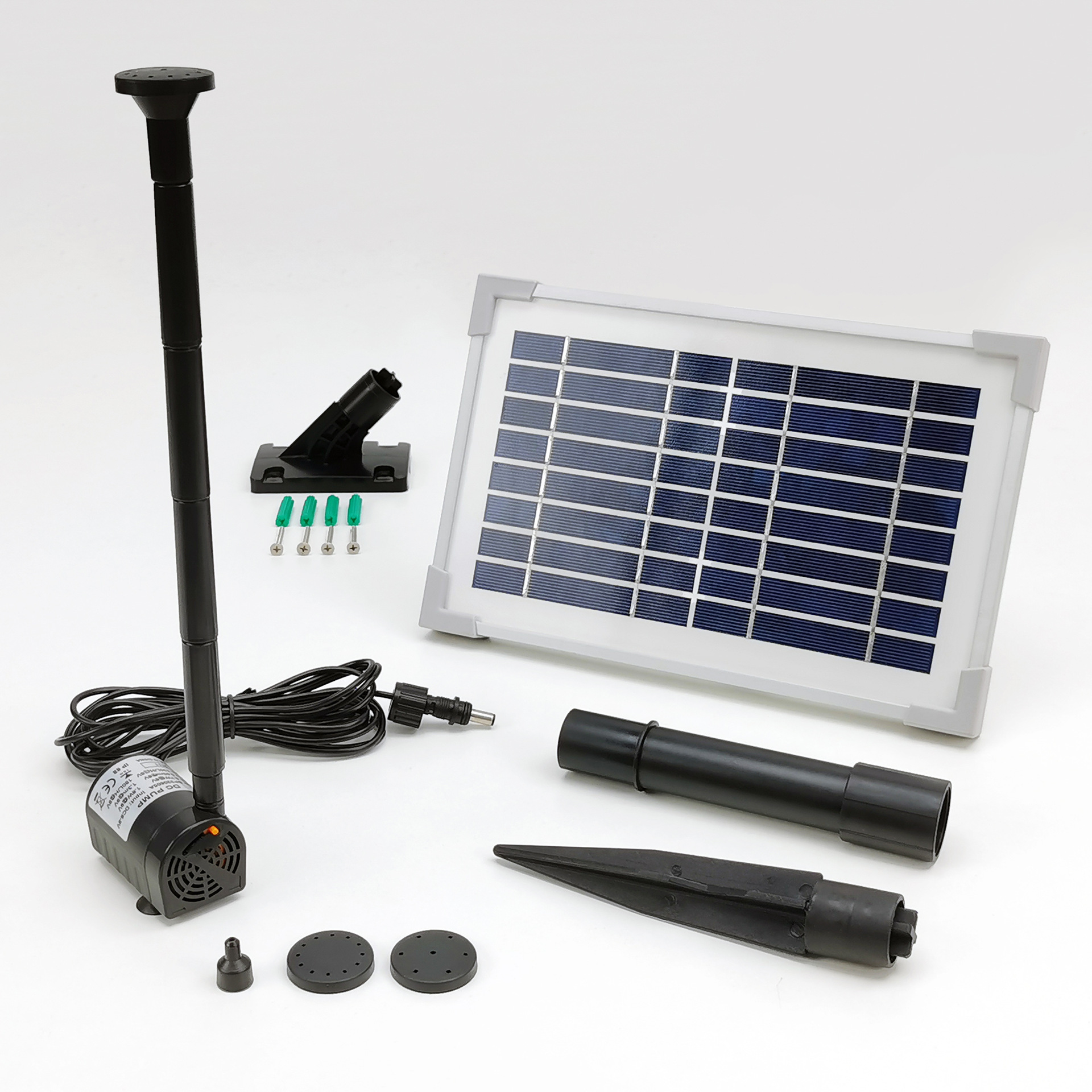 4W/8V储能式太阳能喷泉泵花园池塘景观泵-SPB4-320606