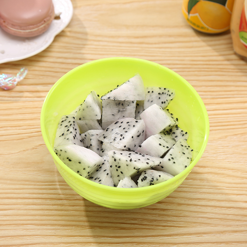 T cocina bocadillos condimentos creativos cuencos de plástico de color verduras ensalada cuencos de frutas