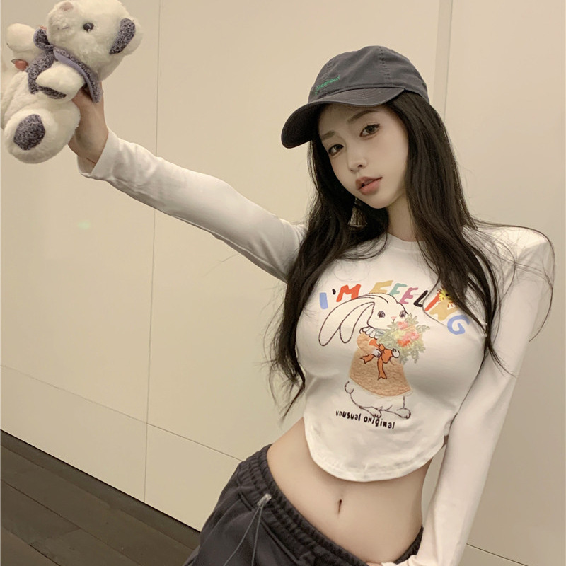 Spring fitted design sexy short long-sleeve