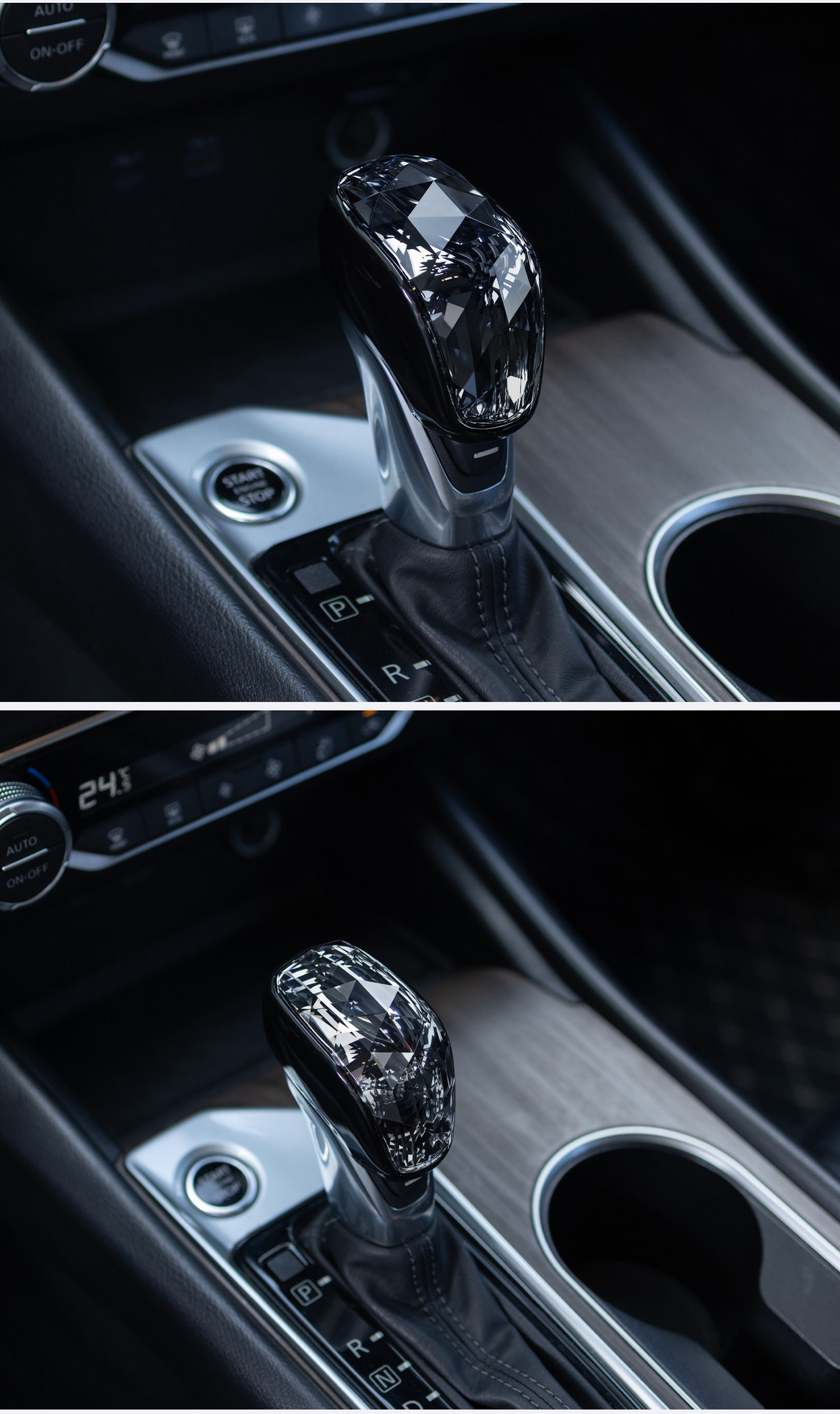 Suitable for Nissan Teana, Classic Sylphy, X-Trail, Tiida, crystal gear knob interior accessories, gear lever head cover