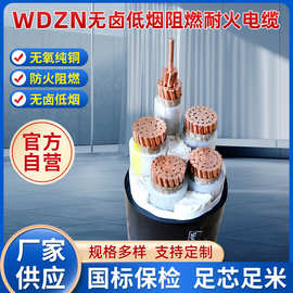 厂家批发WDZN低烟无卤耐火电缆多芯无氧铜芯3芯4芯铜电线现货充足