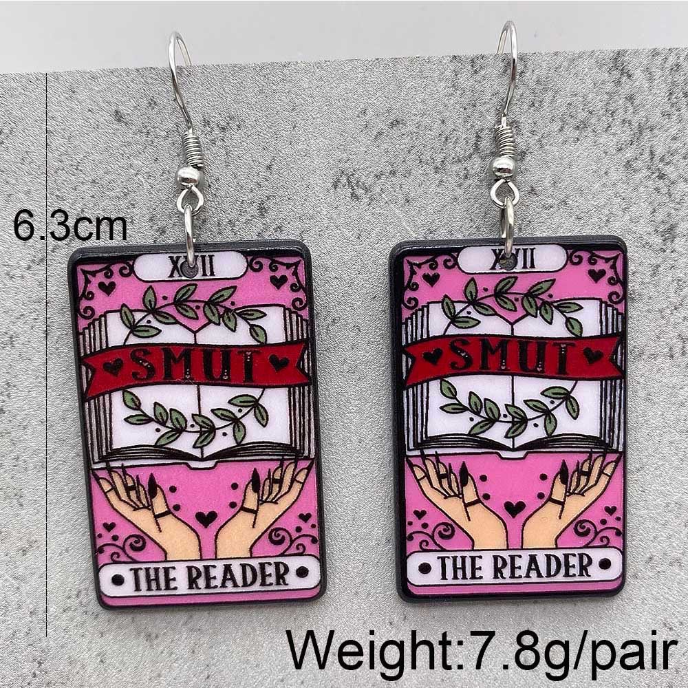 1 Pair Streetwear Halloween Pattern Arylic Drop Earrings display picture 1