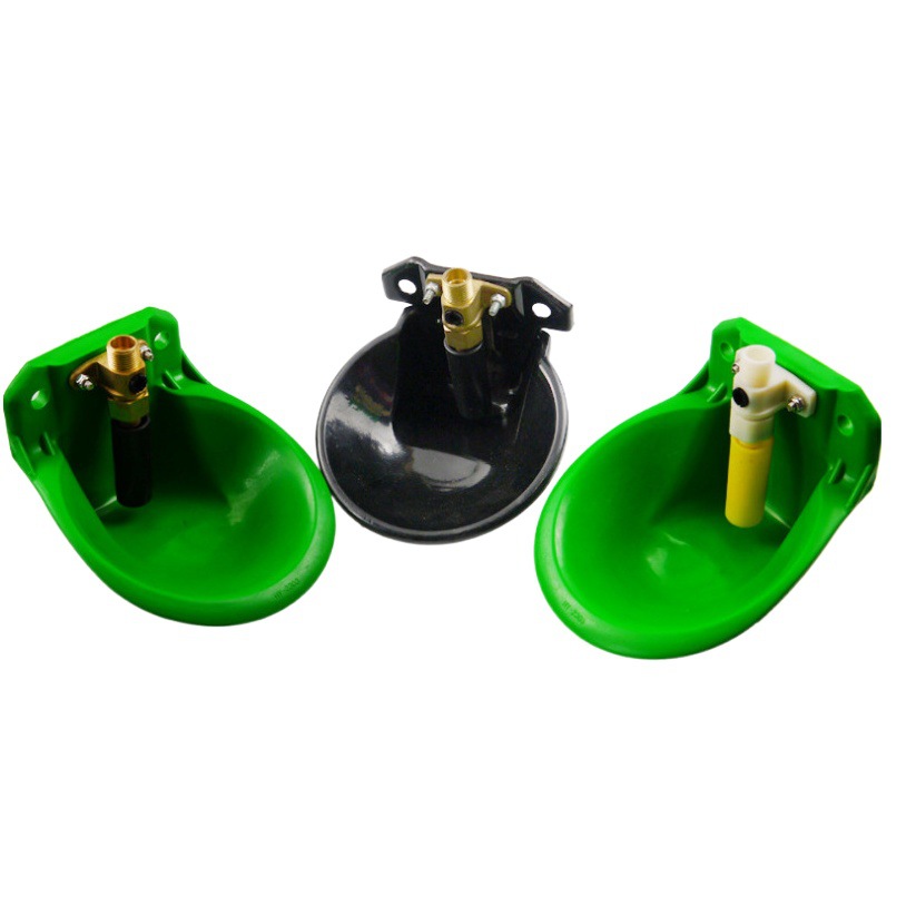 Tazón para beber para ovejas, fuente de agua automática para ovejas de punto transfronterizo, válvula de cobre de plástico engrosada, tazón para beber para ovejas