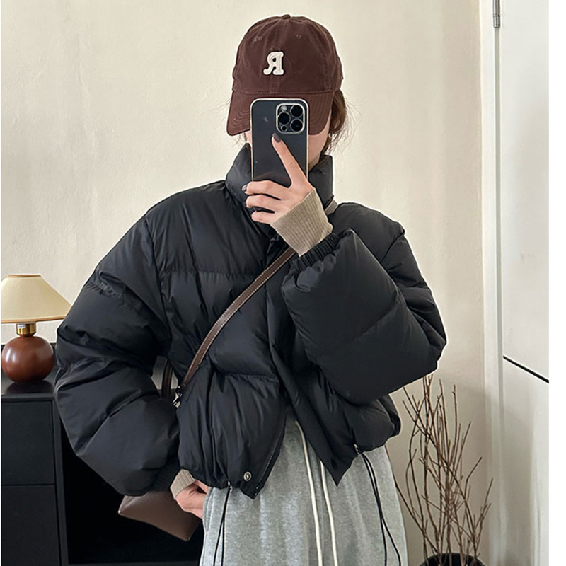 2025韩国东大门原版面包服女 立领小个子短款羽绒棉服秋冬短款|undefined